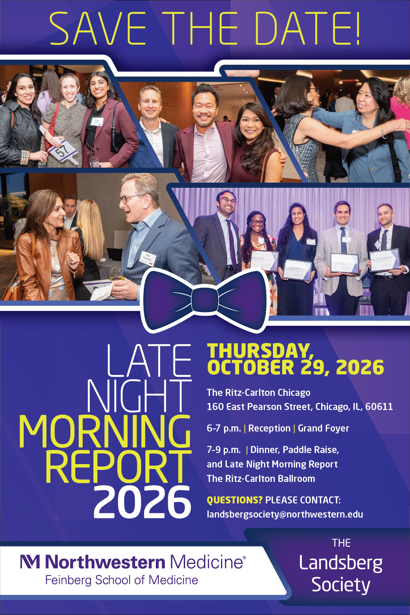 Save The Date Promo for Landsberg Society Late Night Morning Report 2026