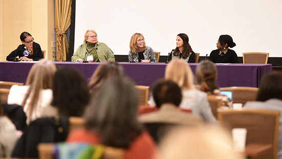 panel discussion at Women in Medicine conference